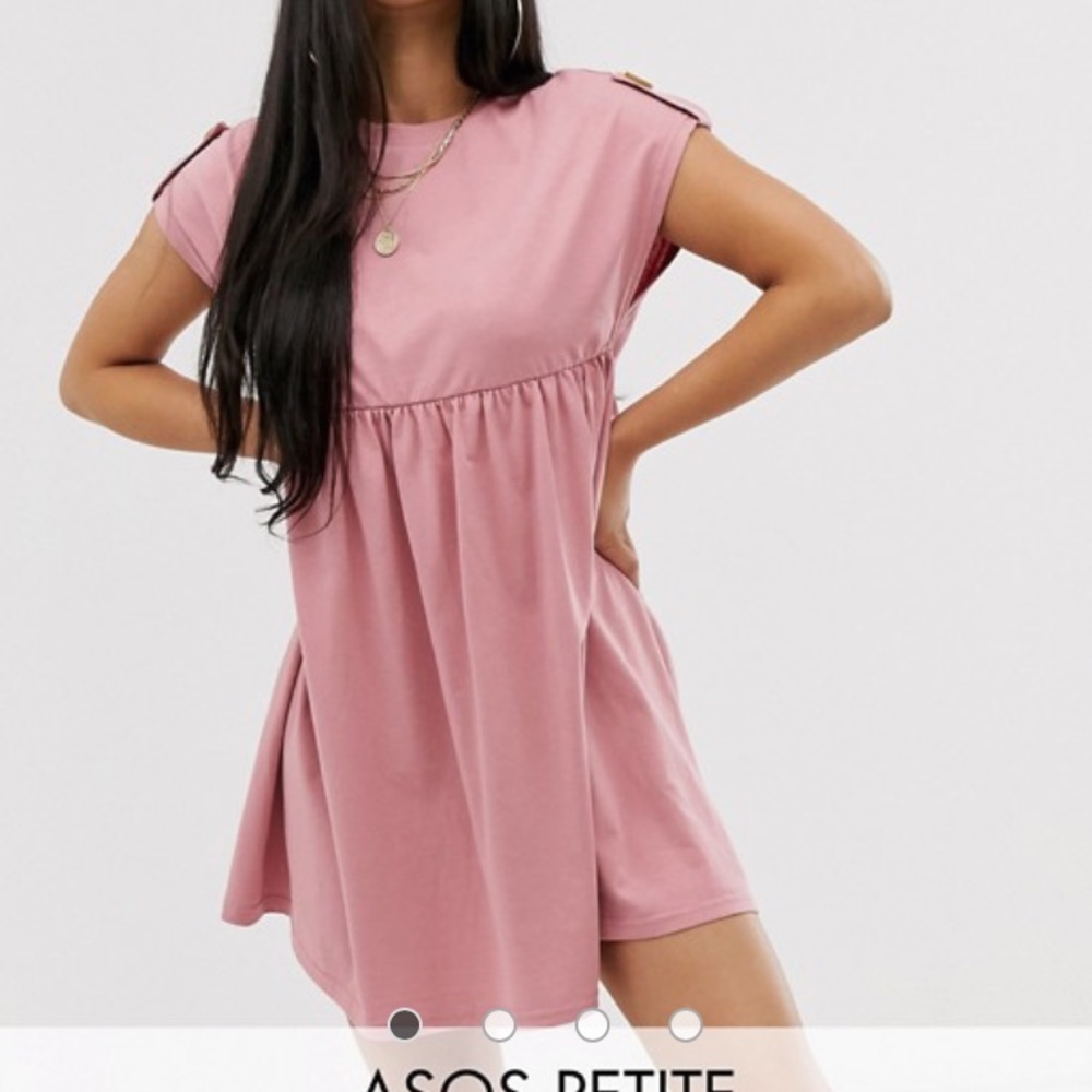 🖤 pink babydoll mini dress
